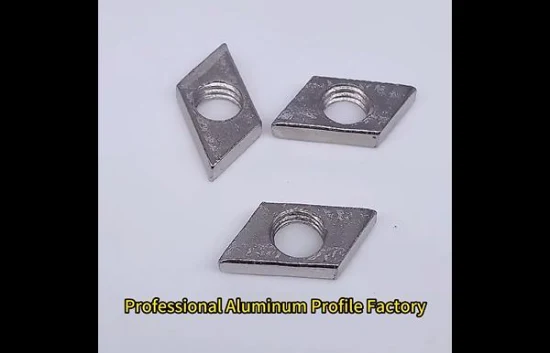 Изготовленный на заказ алюминиевый профиль штранг-прессования 3030 4040 эластичной крепежной детали конца пружины